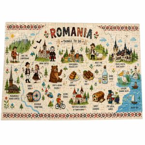 puzzle romania things to do (cu suport magnetic)