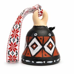 castron decorativ, din lut ars, pictat manual, in stil cucuteni (copy) (copy)
